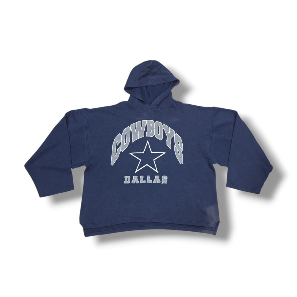 Dallas Cowboys Vintage 1993 Hoodie Men's XL Navy Blue Pullover Made in USA